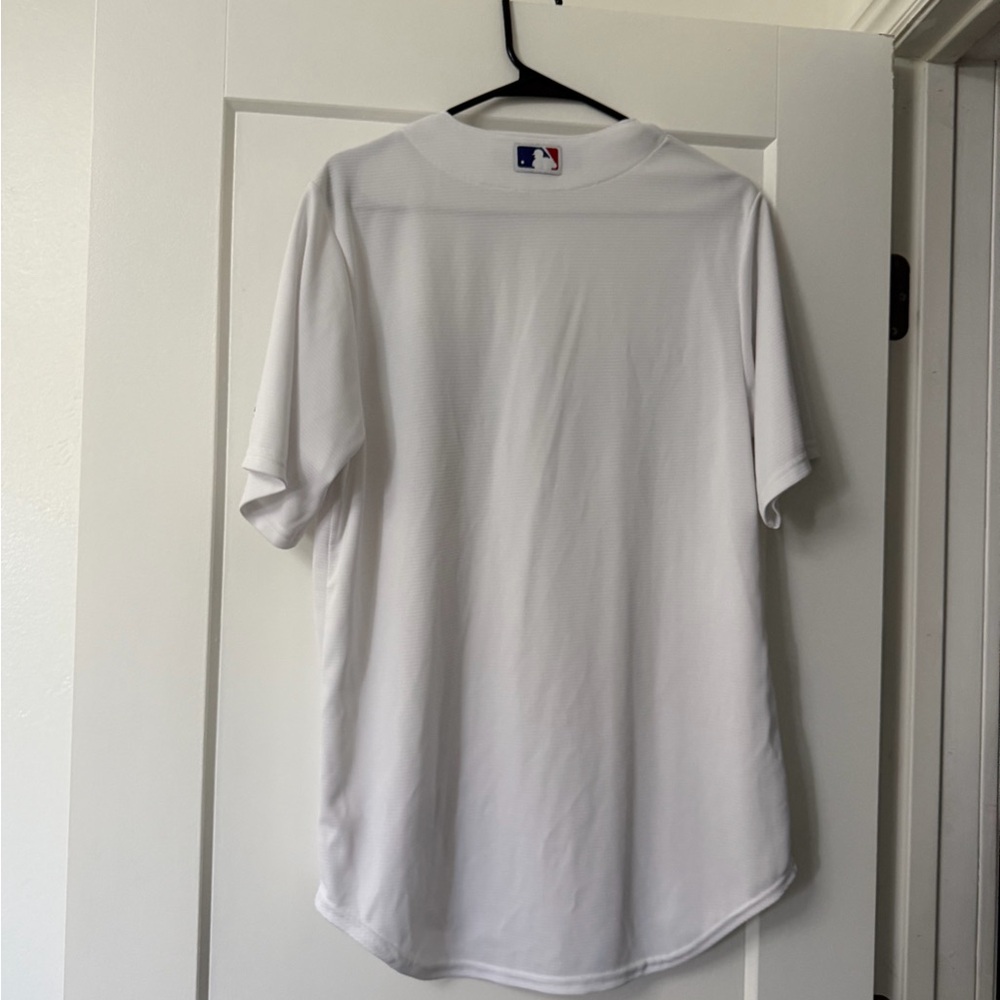 Majestic White and Blue Dodgers Jersey - Picture 2 of 2